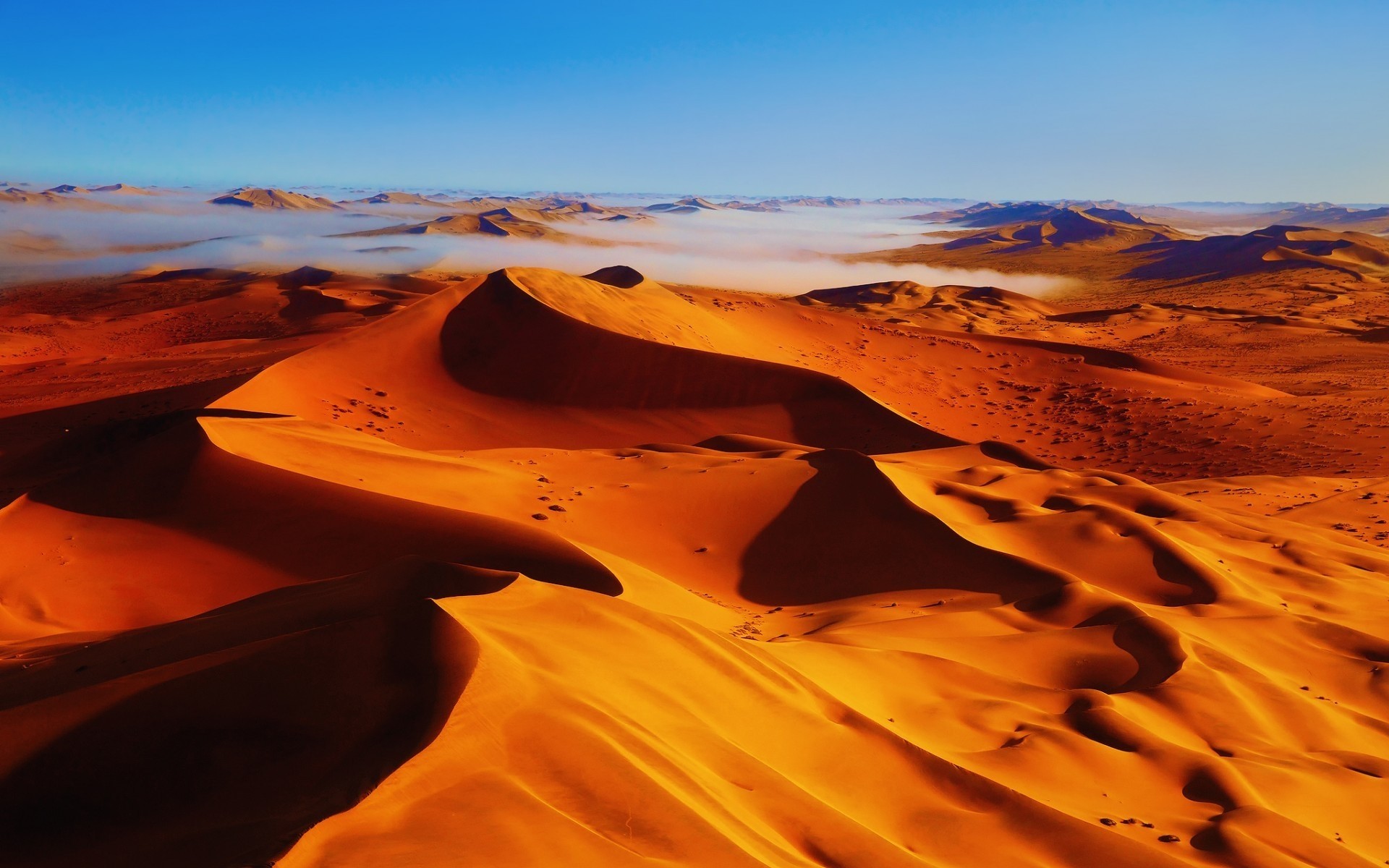 paysage désert sable coucher de soleil aube dune sec aride stérile chaud paysage aventure soleil voyage seul soir nature ciel magnifique