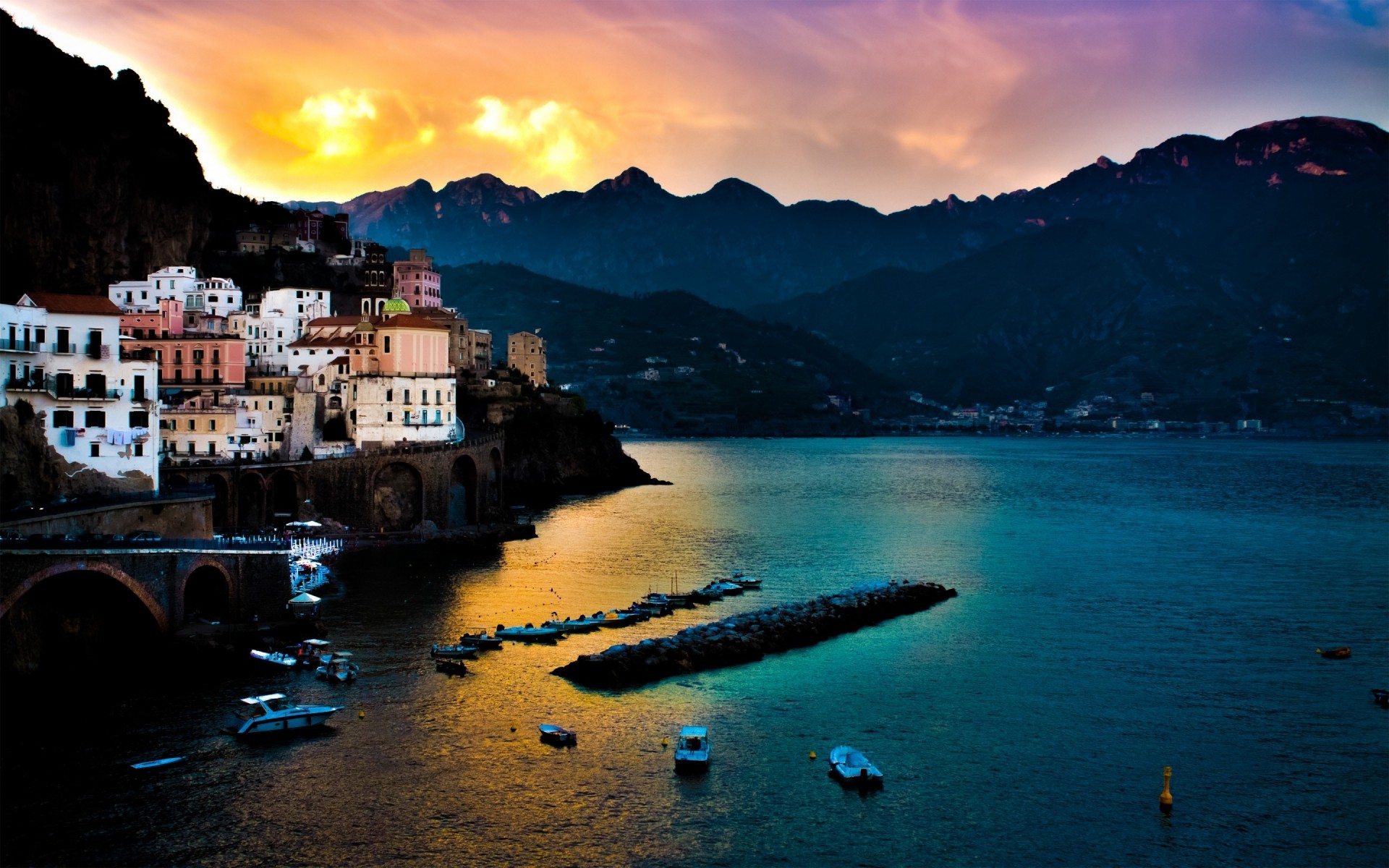 paesaggio acqua mare spiaggia viaggi mare tramonto paesaggio sera oceano crepuscolo alba cielo isola riflessione all aperto scenico amalfi costiera amalfitana drc bella