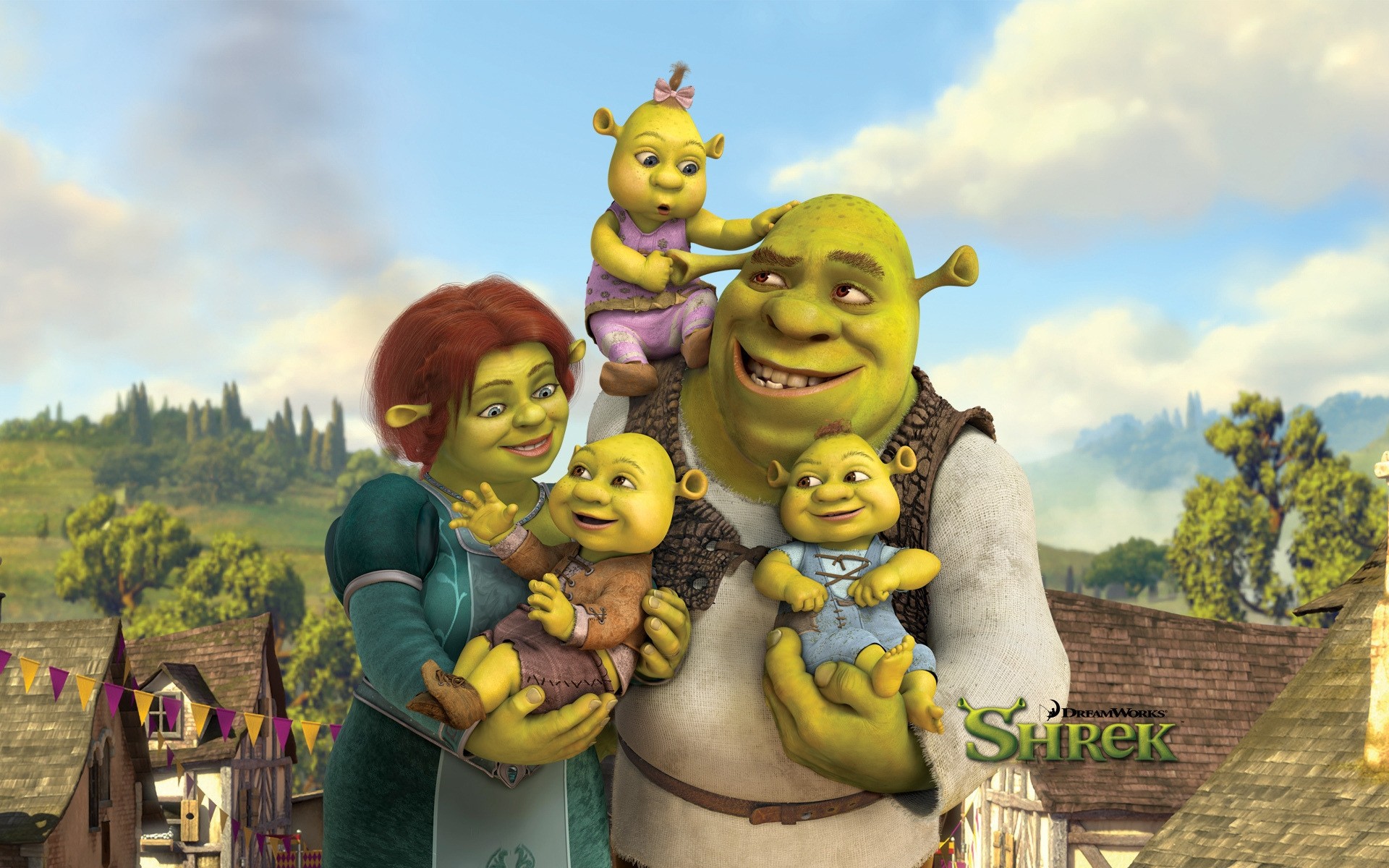 films à l extérieur ciel nature enfant voyage été plaisir homme ogre animation disney drôlement âne