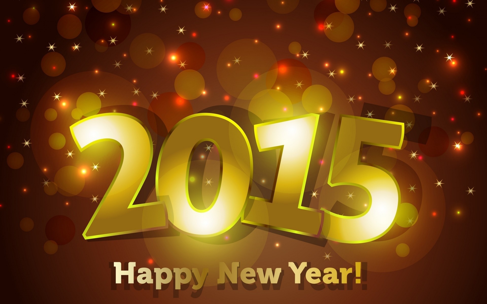 new year shining bright christmas illuminated celebration graphic design 2015 new year 2015