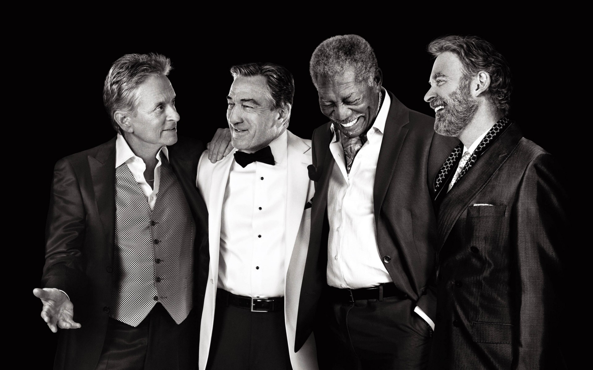 film uomo adulto ritratto musica indossare attore michael douglas robert de niro morgan freeman kevin kline attori celebrità