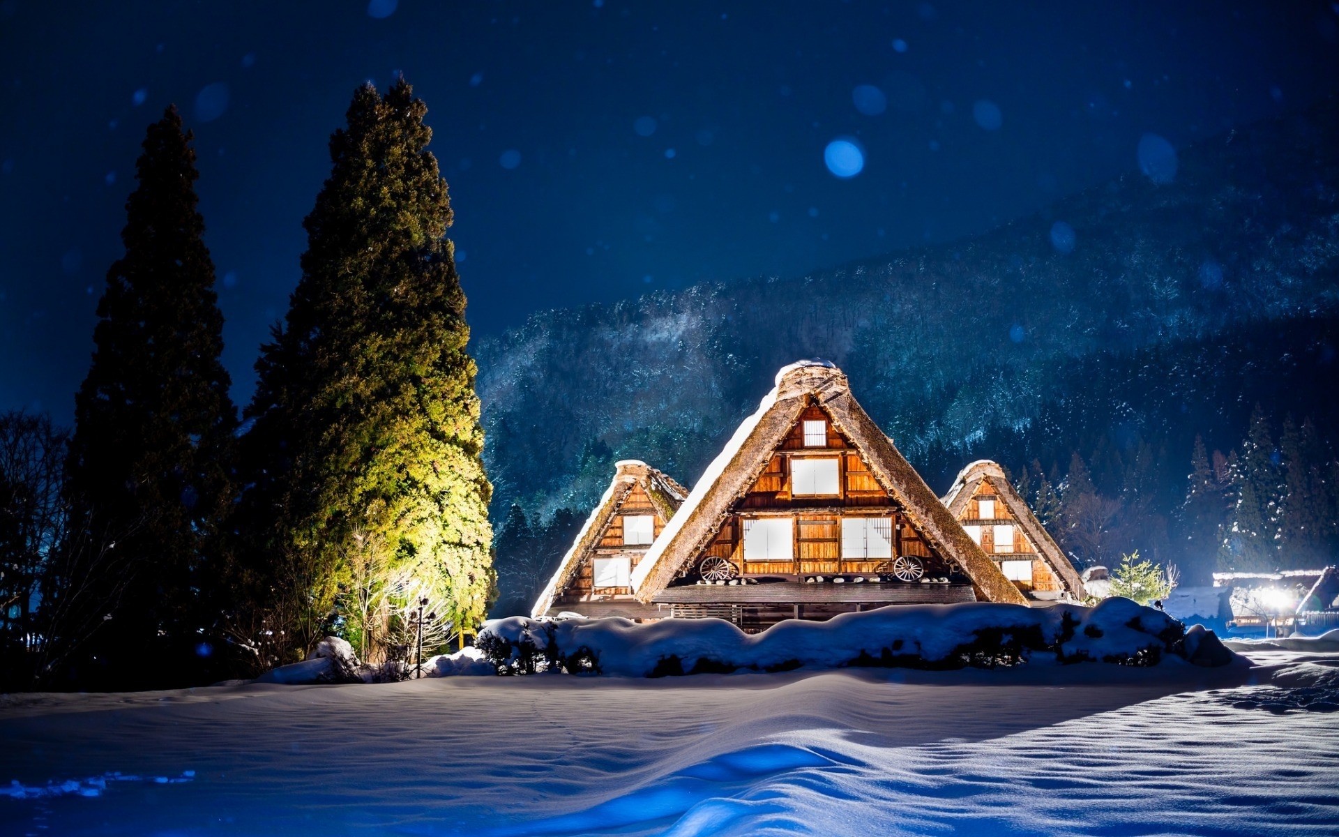 hiver eau voyage ciel maison océan mer en plein air vacances architecture maison lune arbre neige lumière montagne forêt chalet