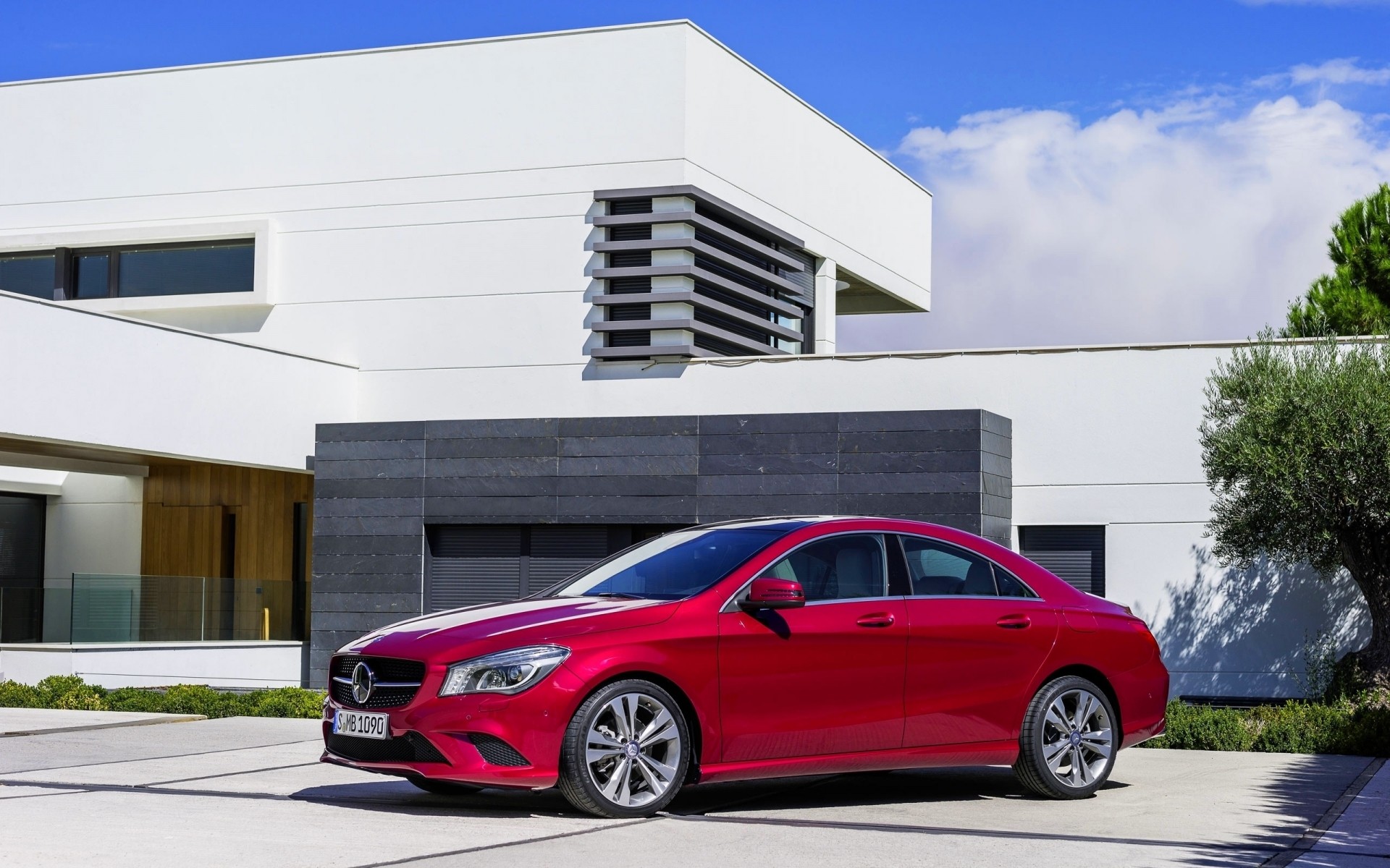 mercedes-benz car vehicle automotive transportation system pavement drive luxury mercedes cla cla