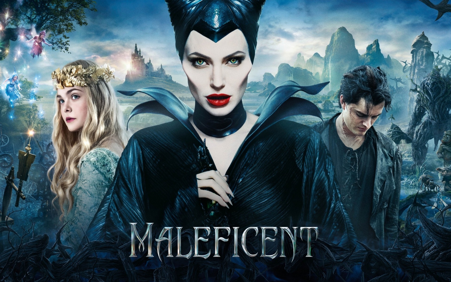 filmler kadın cadılar bayramı moda fantezi korku gizem cazibe sanat yetişkin kostüm maleficent angelina jolie brenton thwaites elle fanning