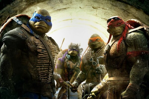 Teenage Mutant Ninja Turtles vier Helden