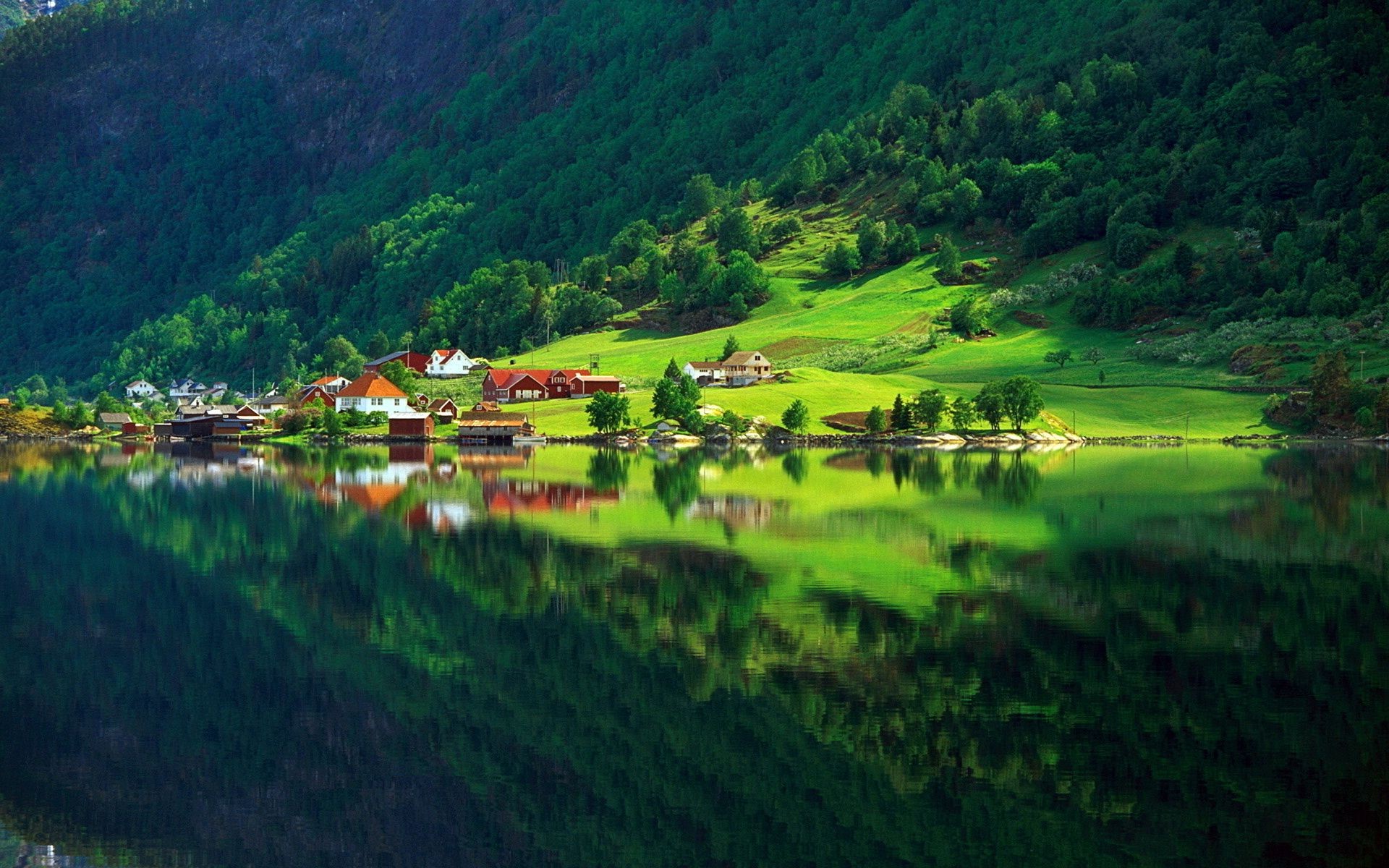 see bebautes land reisen landschaft natur wasser im freien hügel baum landwirtschaft holz landschaft sommer haus gras des ländlichen berge