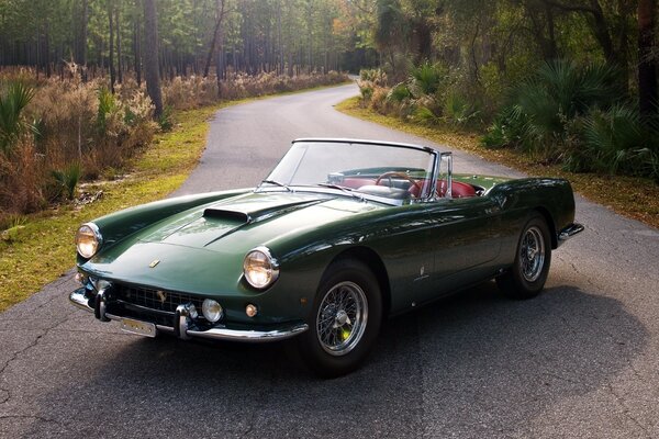 Ferrari open-top car