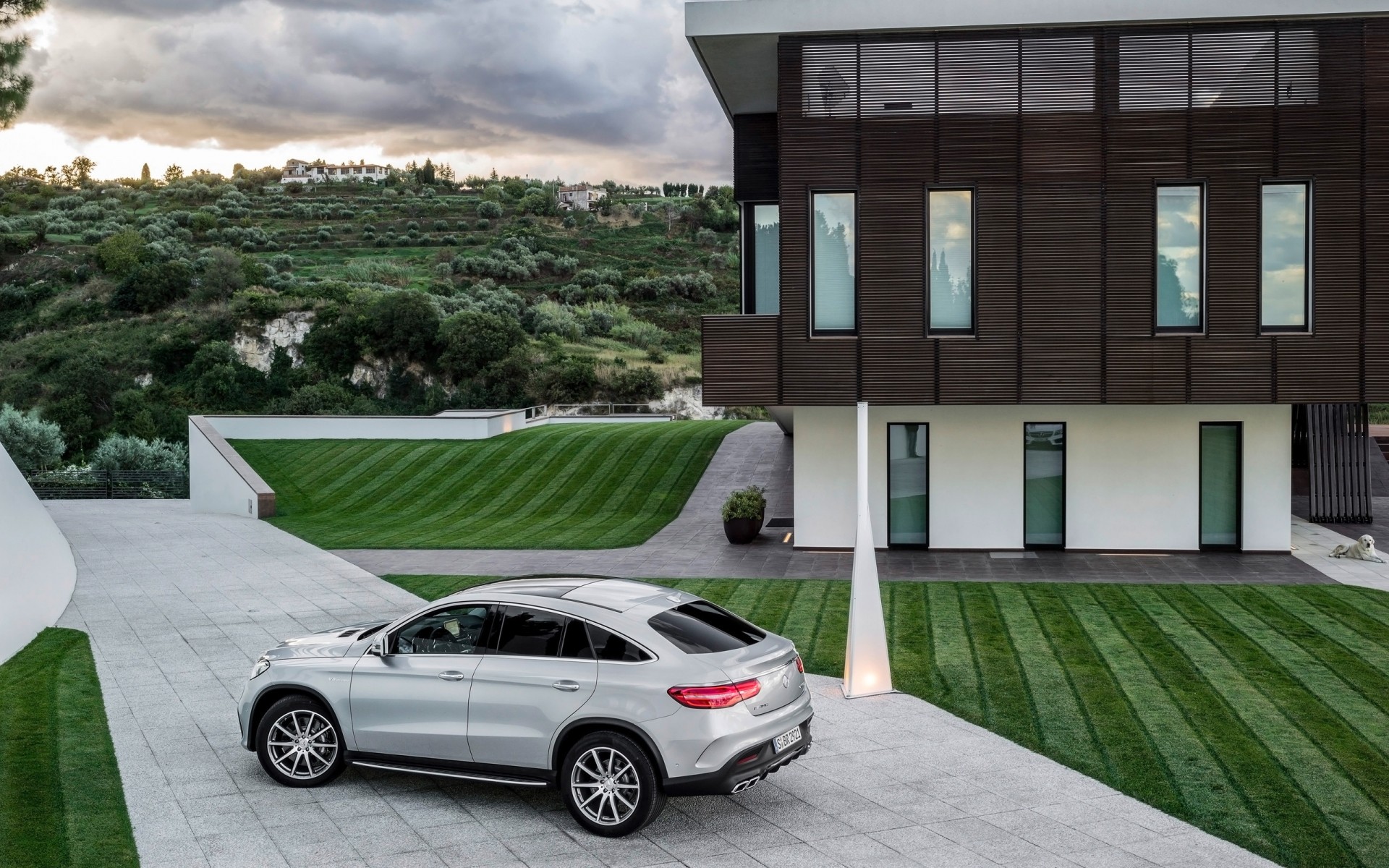 mercedes-benz architecture car building house modern mercedes gle