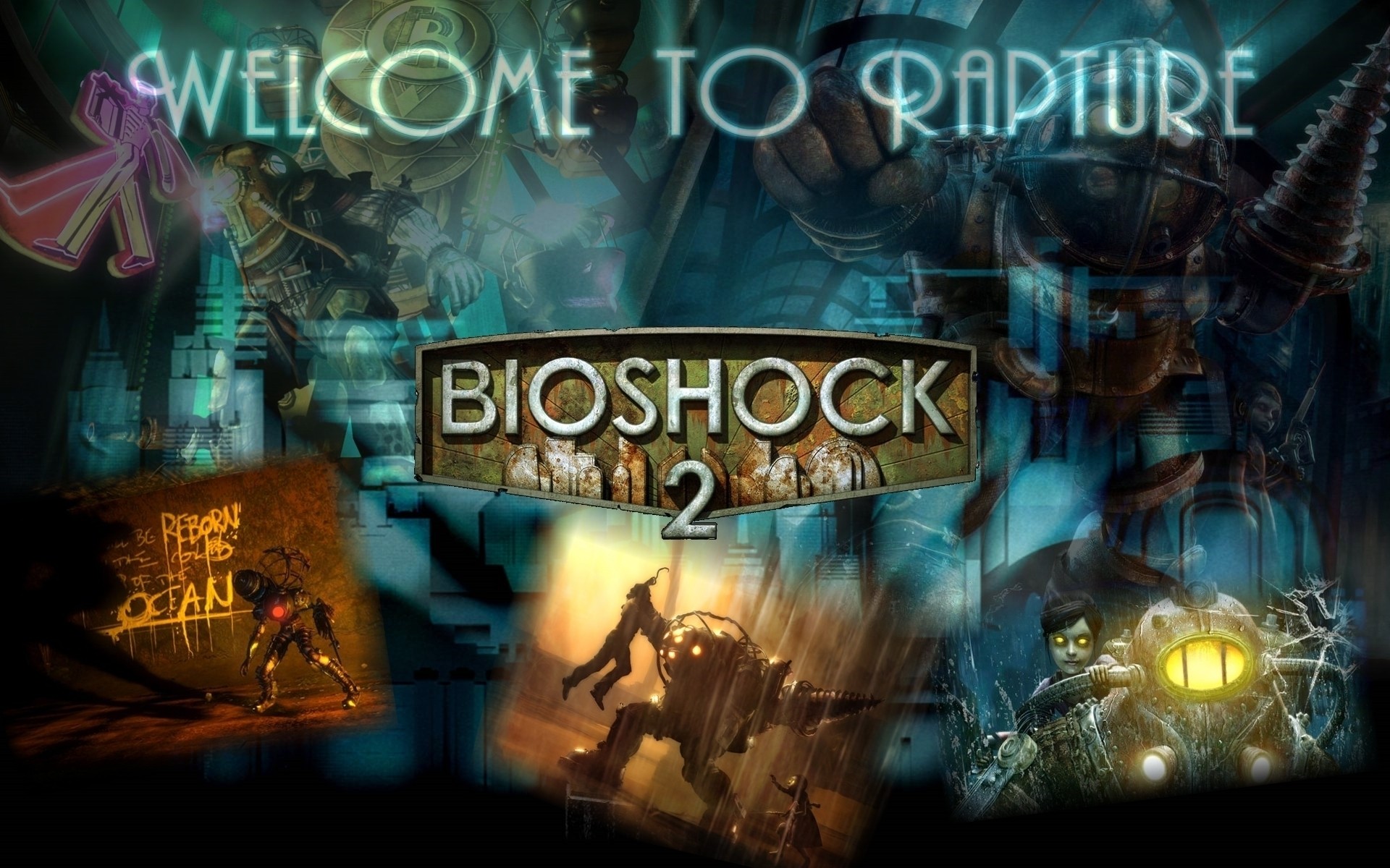 other games tecnologia retroiluminado chama escuro ciência perigo calor em bioshock papai grande irmã mais nova logotipo