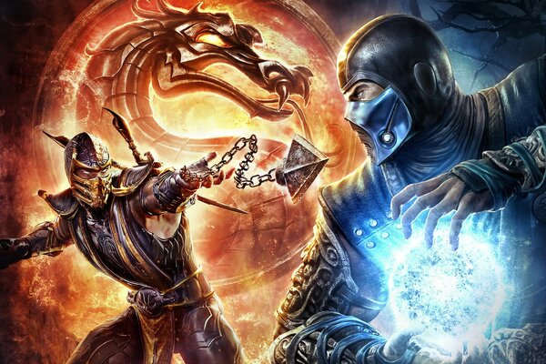 Mortal Kombat ilustración fantástica