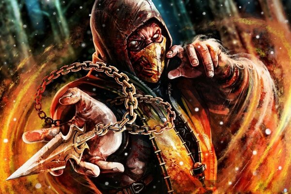 Art Skorpion von Mortal Kombat