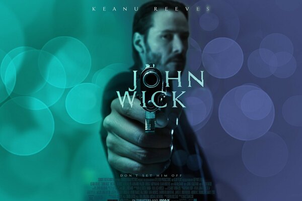 John wick hält im Visier