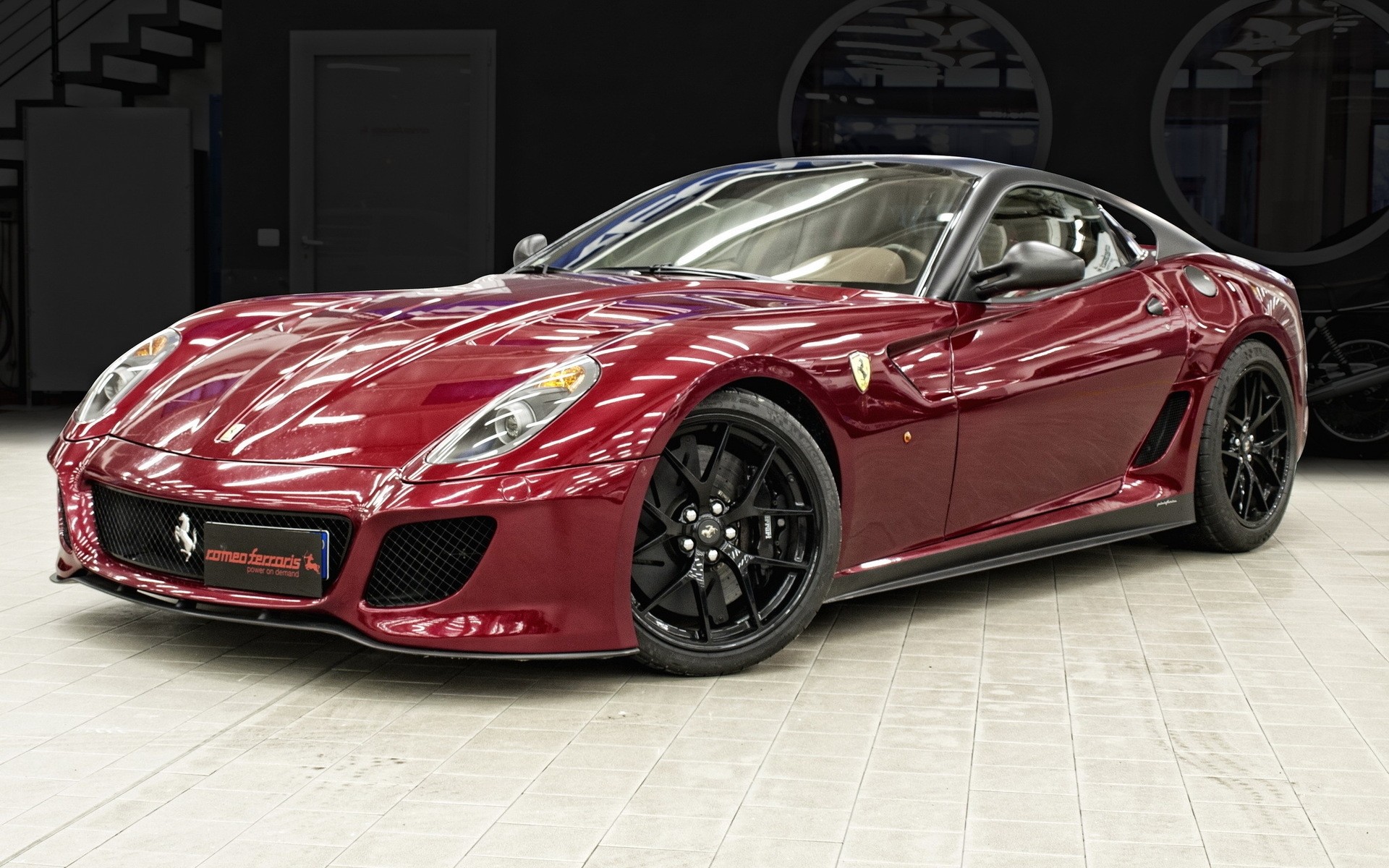 ferrari car car wheel fast car drive sistema di trasporto coupe racing show mostra ferrari 599 trp