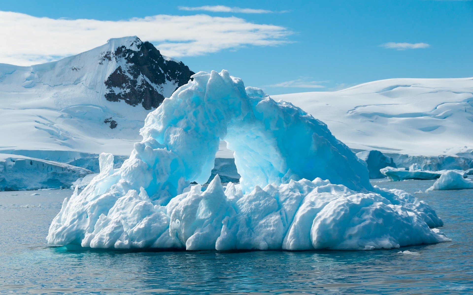 landscapes iceberg ice glacier melting snow frosty water global warming frozen climate change swimming cold antarctic winter landscape polar scenic calve mountain sea blue