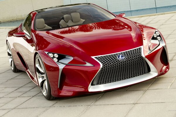 Lexus auto da sogno rosso