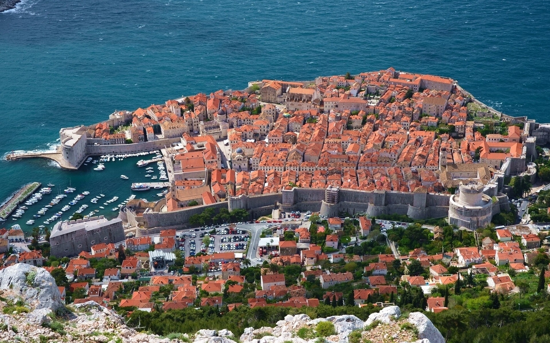 other city seashore town architecture city sea water travel cityscape house harbor roof adriatic sight building tourism outdoors landscape panoramic beach dubrovnik croatia coast