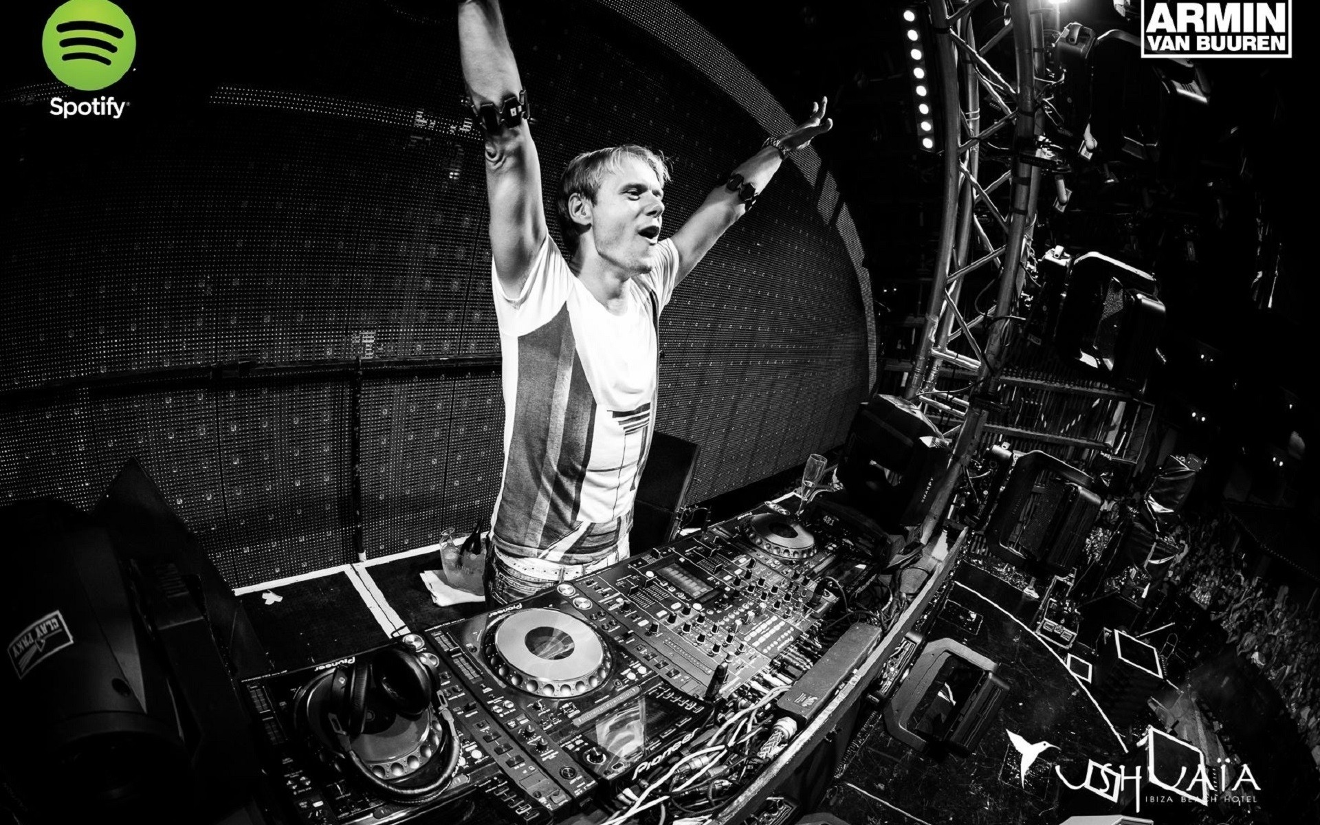 dj adult indoors music man armin van buuren party