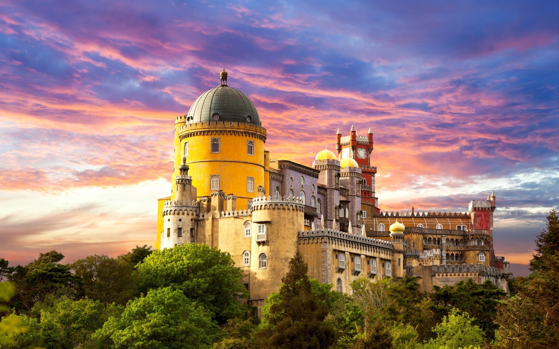 andere städte architektur reisen haus schloss stadt himmel alt turm sehenswürdigkeit im freien kirche tourismus kuppel antike nationalpalast pena palast portugal