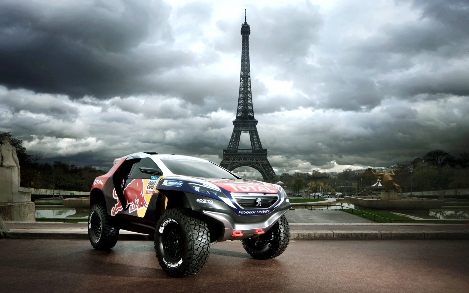 peugeot samochód samochód podróże wyścigi konkurs system transportu na zewnątrz peugeot dkr peugeot concept