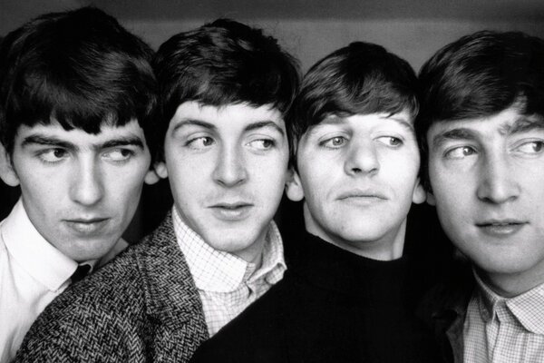 Photographie du groupe de musique des Beatles