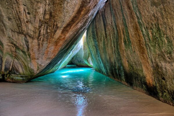 A gorgeous place with an arch of stones