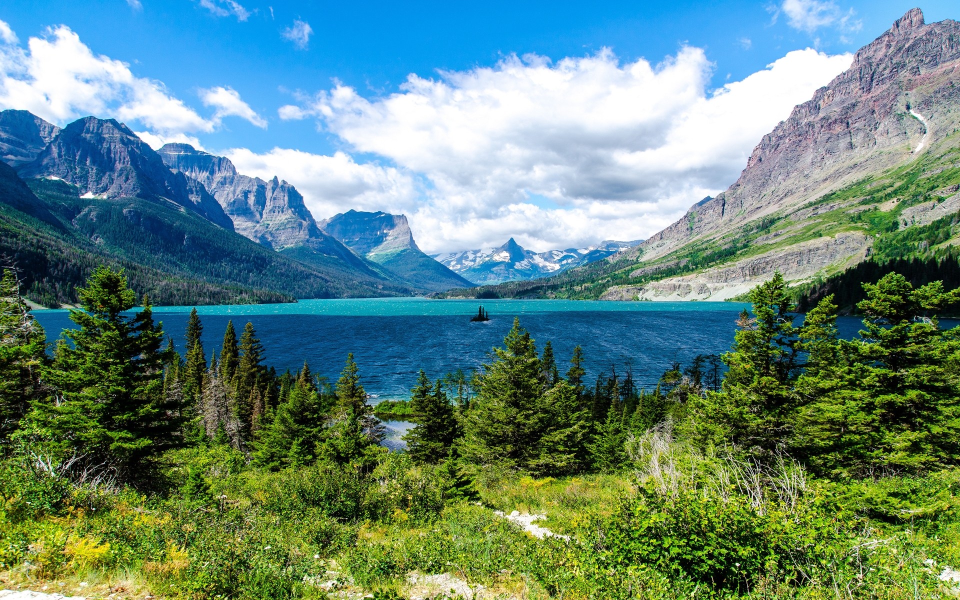 landscapes water nature mountain lake travel landscape scenic outdoors sky wood snow summer mountain peak valley tree sight scenery island mountains trees forest