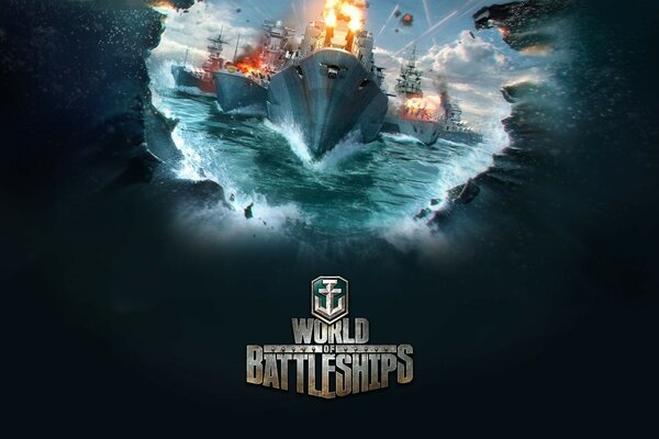 Naval battle of ships