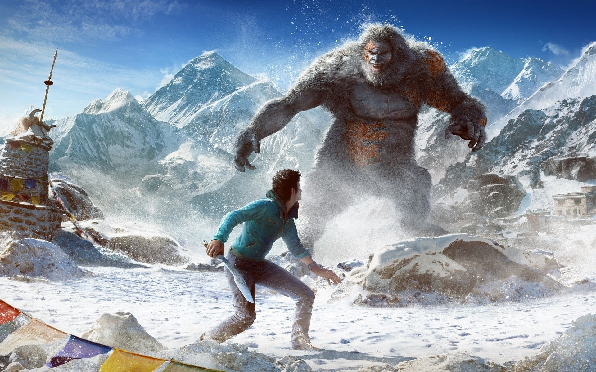 far cry neve viaggi montagna all aperto inverno azione uno lontano piangere 4