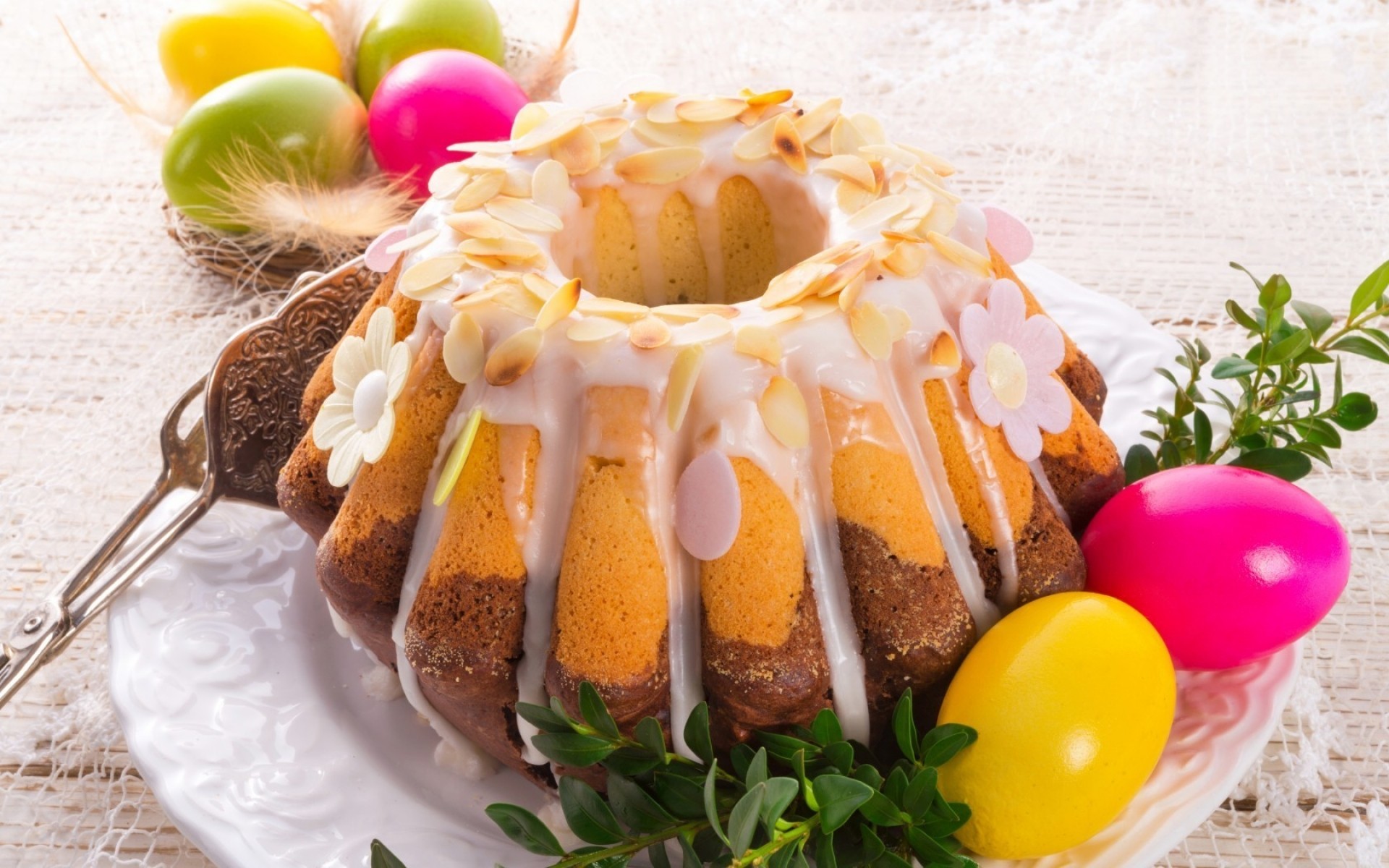 easter food delicious sweet chocolate cake traditional sugar celebration close-up epicure plate fruit refreshment decoration tasty pastry