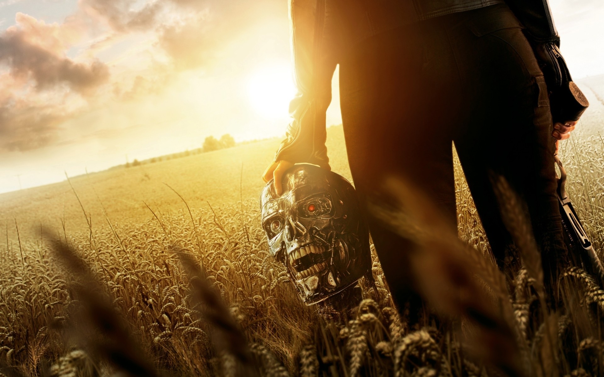 filme erwachsener ein gold sonnenuntergang porträt mädchen frau natur sonne mann licht reisen im freien terminator