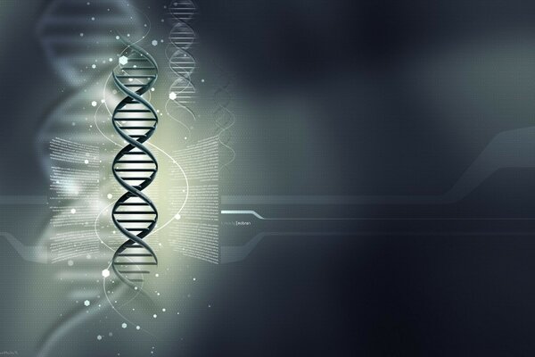 Grauer Hintergrund dnk dna medizinische Tapete Gene