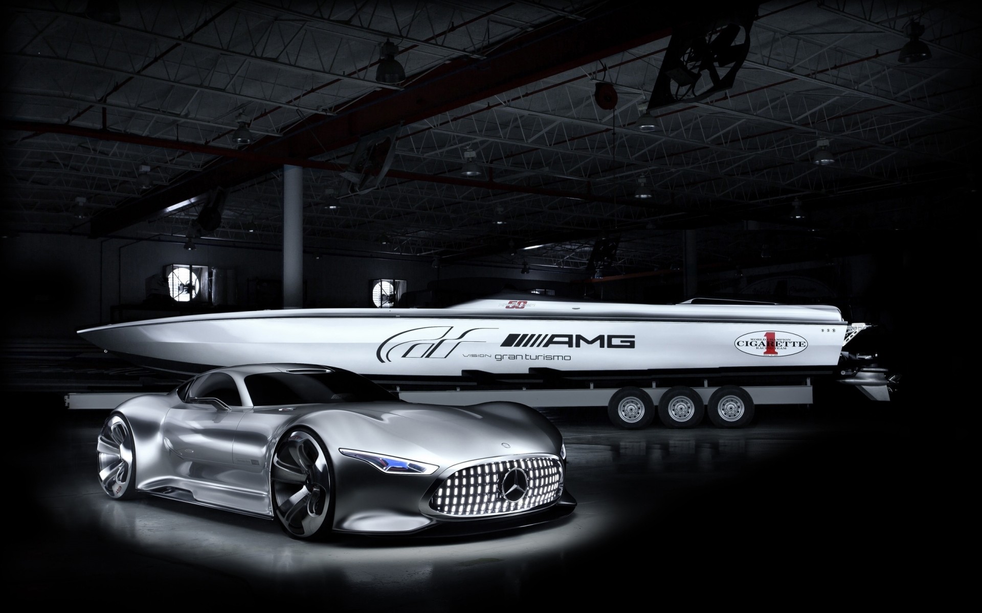 mercedes-benz automobile automobile système de transport automobile sport automobile course concept avenir bateau vitesse performance muscle