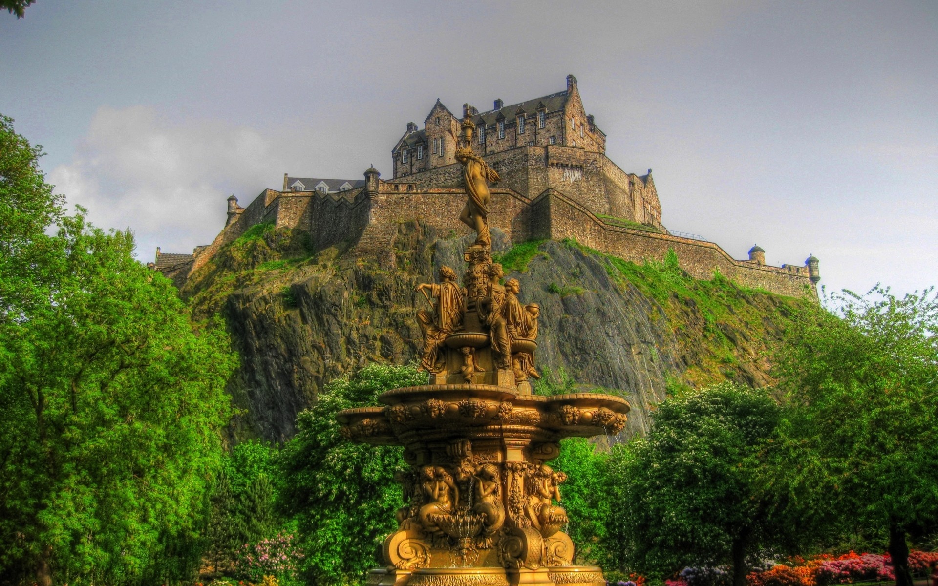 andere städte architektur reisen im freien alte alte religion haus schloss himmel tourismus stein edinburgh schottland brunnen