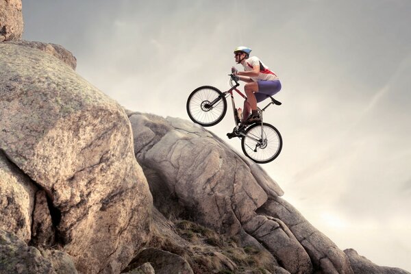 Radfahren ist auch extreme Hobbys