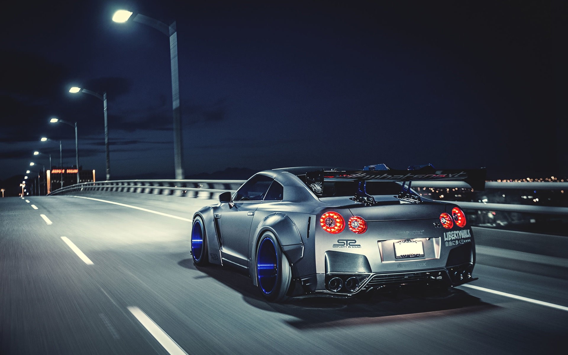 nissan car vehicle transportation system asphalt action hurry road fast blur pavement blacktop race competition auto racing nissan gtr