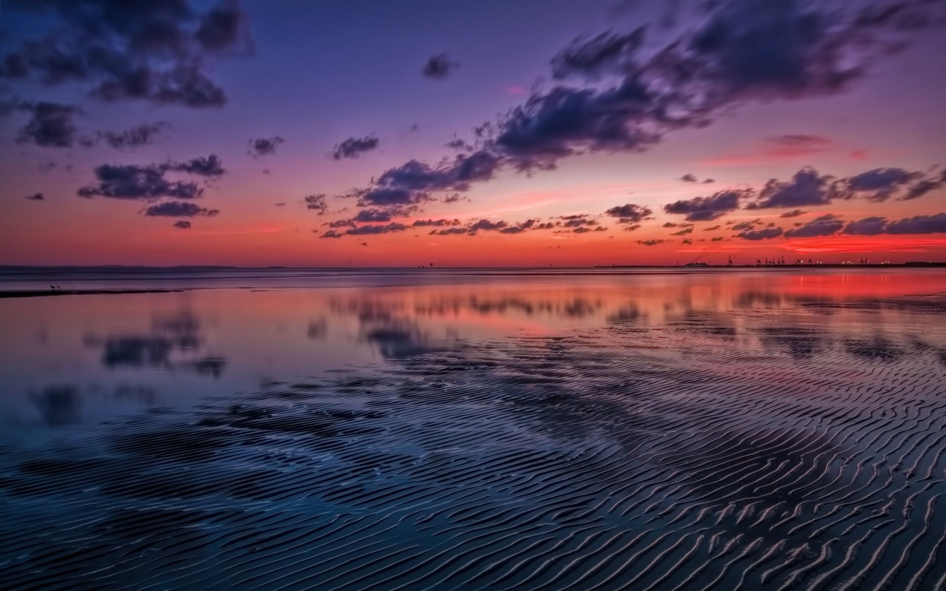 paesaggio tramonto acqua mare sera crepuscolo alba paesaggio oceano cielo spiaggia riflessione sole natura mare viaggi paesaggio colori bello notte