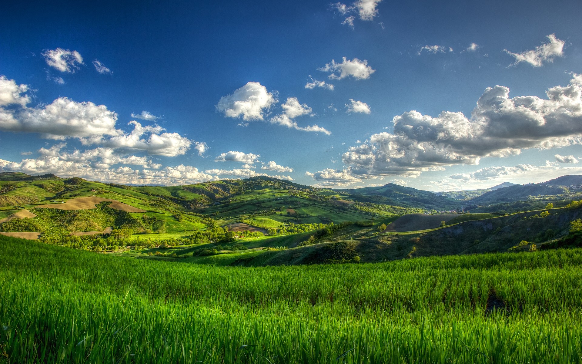 landscapes landscape nature sky rural field cloud countryside agriculture hill grass summer travel green hills hills sunny hills