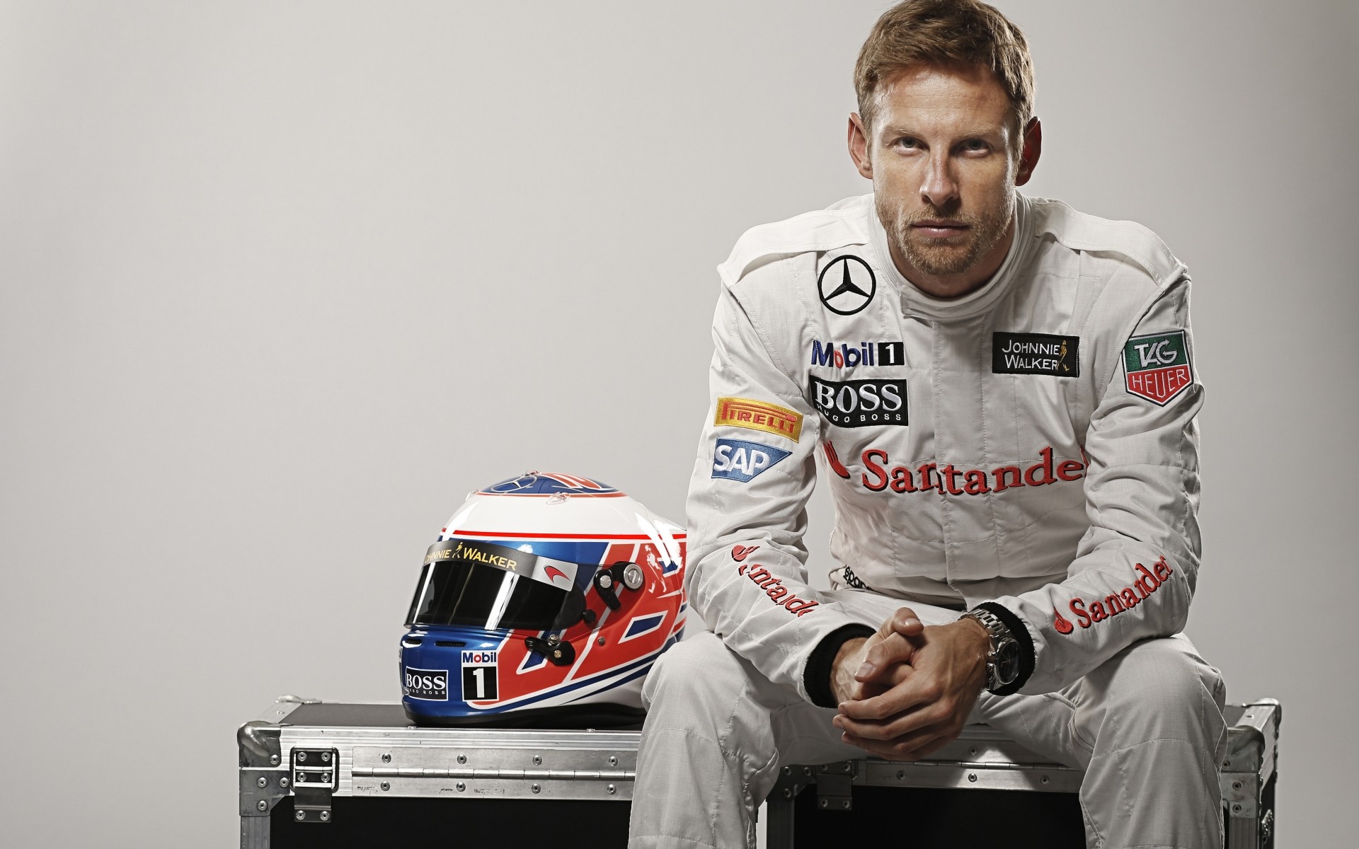 fórmula 1 deportes de motor carreras campeonato competencia pista retrato adulto solo jenson button