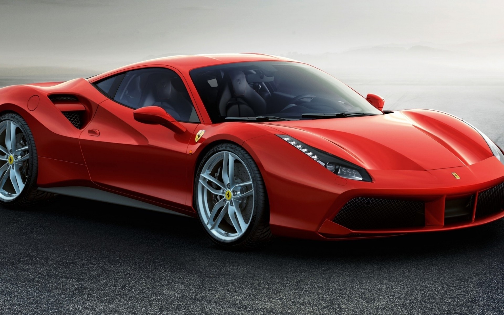 ferrari auto auto ruote sistema di trasporto auto coupé auto da corsa veloce berlina ferrari 488 brg rosso ferrari