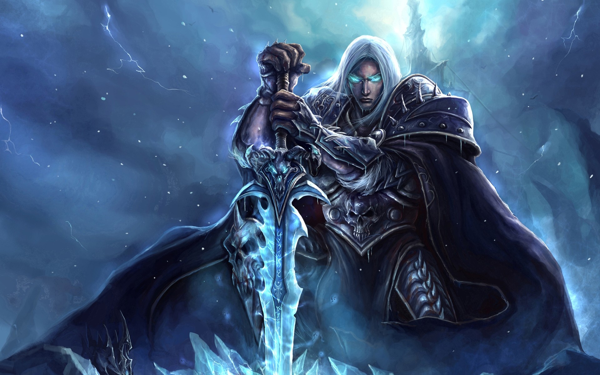 other games art fantasy underwater magic abstract world of warcraft lich king