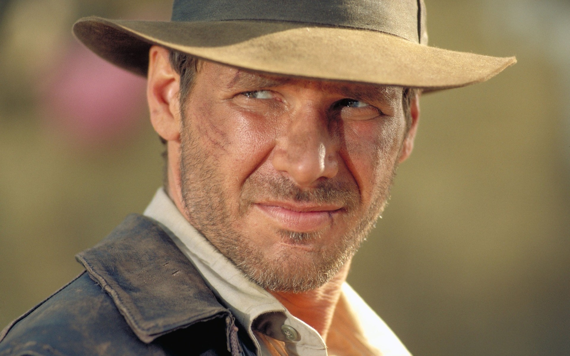 film cap ritratto uomo da solo cowboy cappello da cowboy adulto velo indossare indiana jones harrison ford