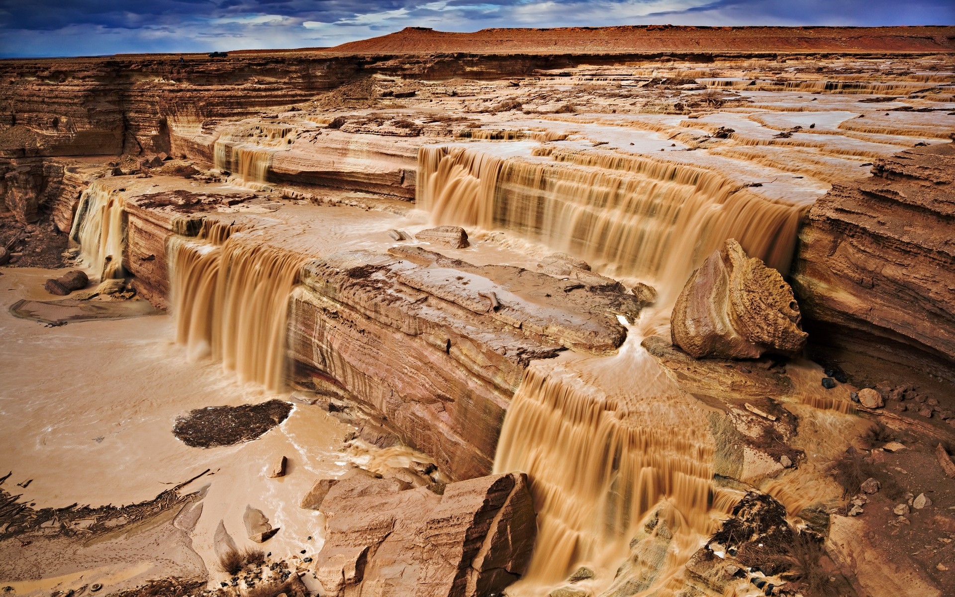 paesaggio viaggi deserto roccia acqua canyon paesaggio arenaria all aperto natura sabbia scenico geologia pietra secco fiume cielo nuvole