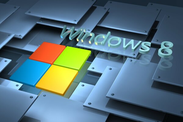 Kreatives Windows-Logo acht