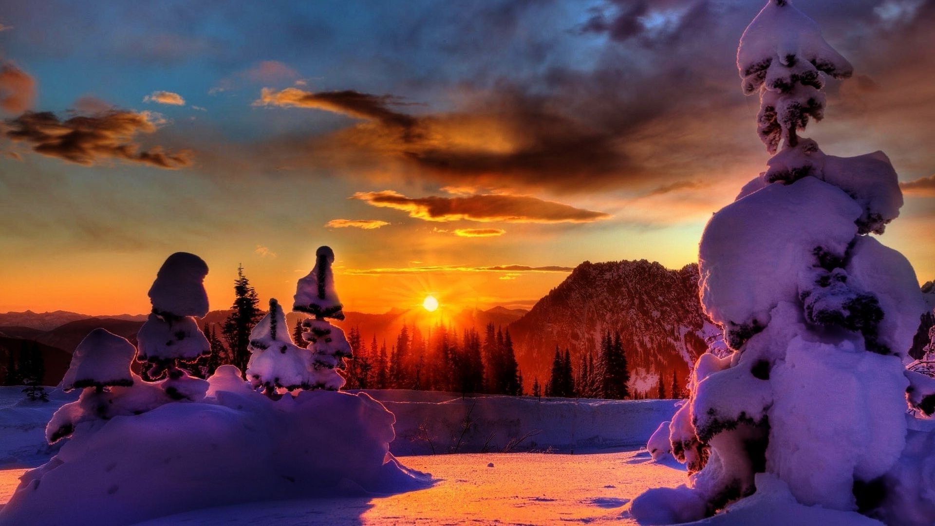 winter snow sunset outdoors water dawn travel sky evening