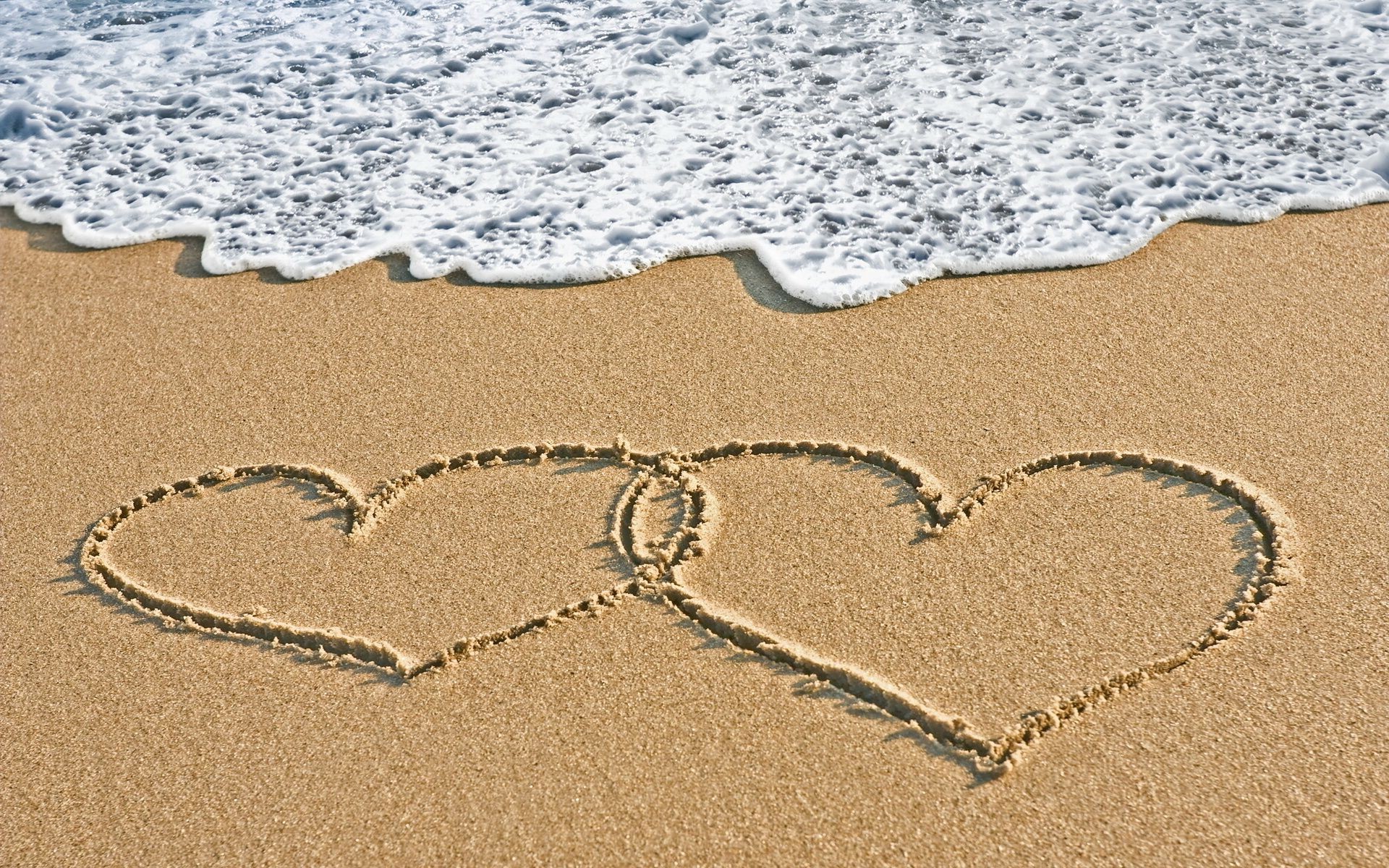 coeurs plage sable mer océan bureau mer texture côte eau vague modèle côte vacances voyage nature