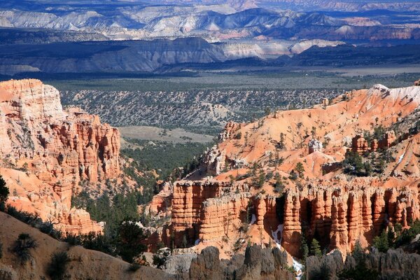 Paesaggio panoramico del Canyon negli Stati Uniti