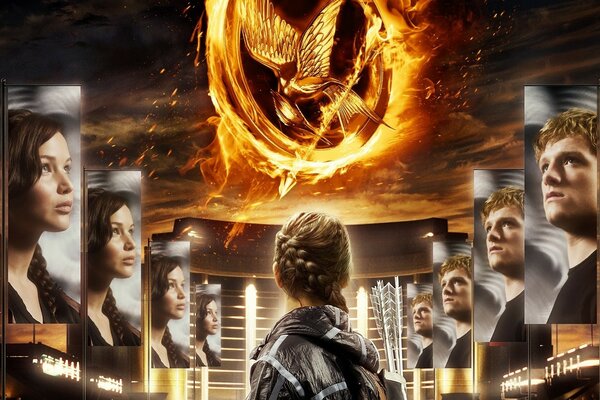 Bildschirmschoner des Films Hunger Games