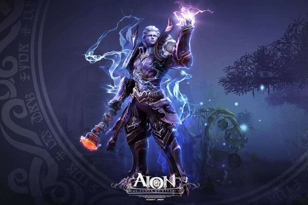 A character from the computer game aion