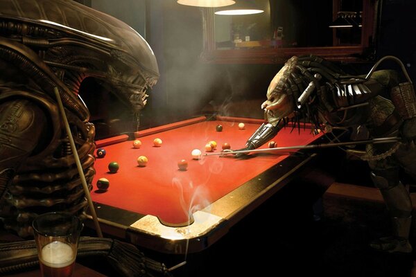 They play billiards in hell