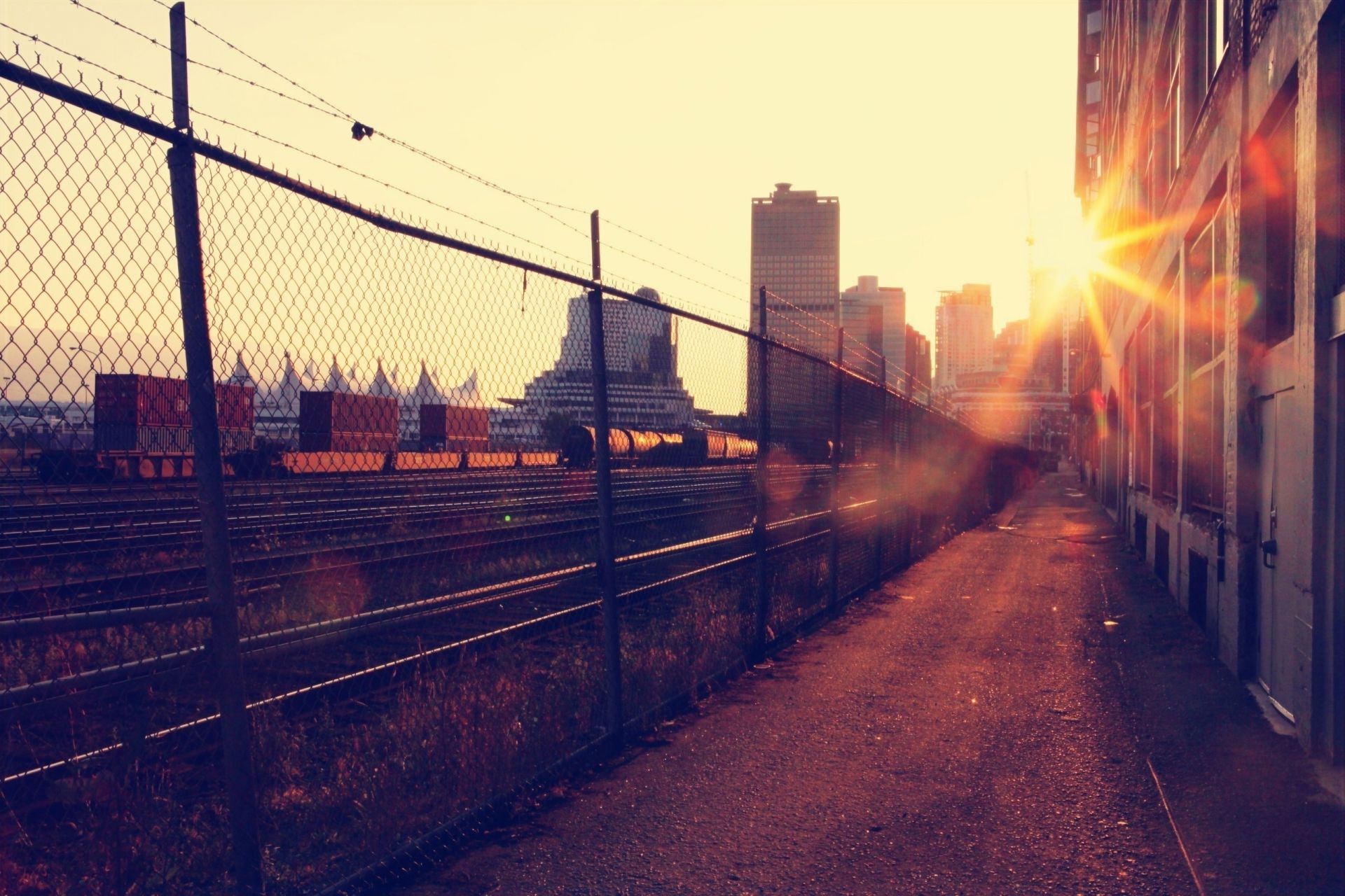 bridges bridge city transportation system travel urban road light street architecture building sunset vehicle river train evening water traffic dusk